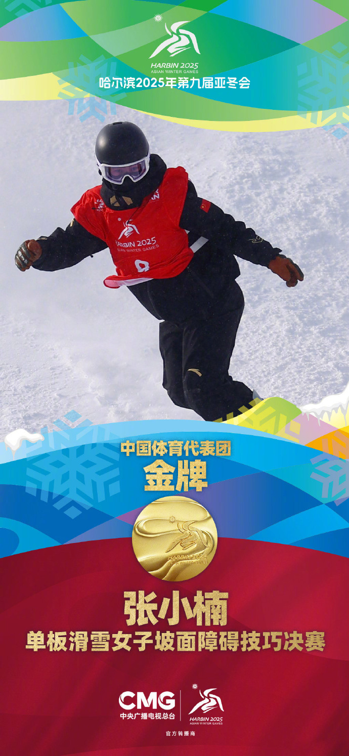 哈尔滨亚冬会单板滑雪女子坡面障碍技巧赛中国