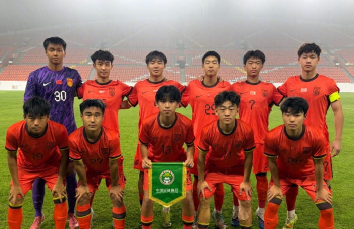 中国U17男足热身赛2-0胜塔吉克斯坦 备战亚洲杯